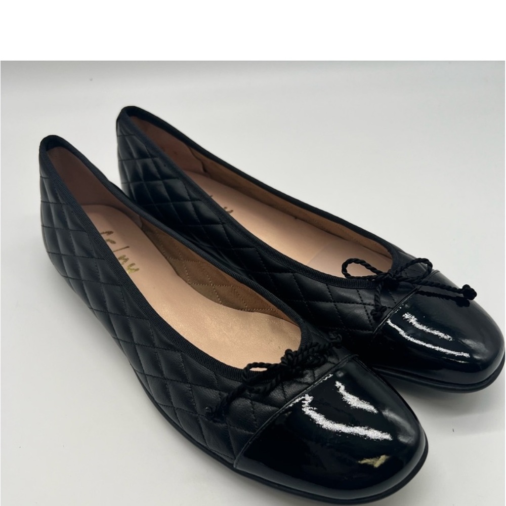 FS/NY BLACK BALLET SHOES SIZE10